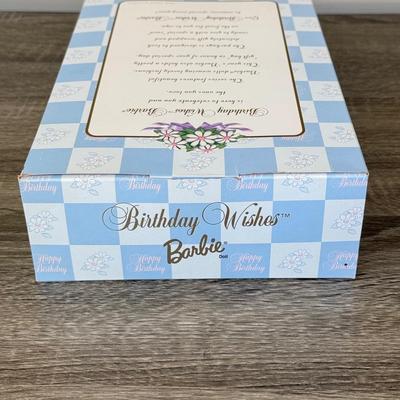 LOT 52P: NRFB Mattel Collector Edition Birthday Wishes Series Barbie Dolls: #1 1998 (21128), #2 1999 (24667) & #3 (28434)