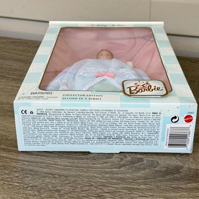 LOT 52P: NRFB Mattel Collector Edition Birthday Wishes Series Barbie Dolls: #1 1998 (21128), #2 1999 (24667) & #3 (28434)