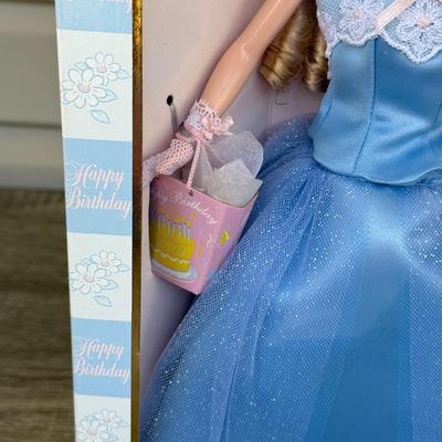 LOT 52P: NRFB Mattel Collector Edition Birthday Wishes Series Barbie Dolls: #1 1998 (21128), #2 1999 (24667) & #3 (28434)