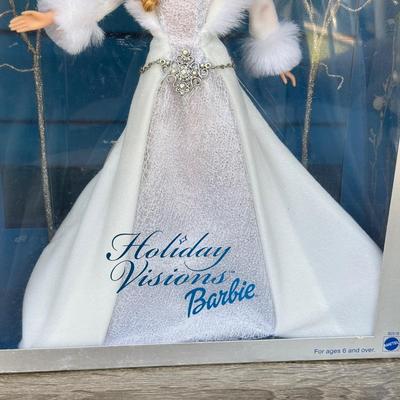 LOT 53P: NRFB Mattel Holiday Barbie Dolls: Barbie Signature 35th Anniversary 2023 Holiday Barbie (HJX04) & Two 2003 Special Edition...