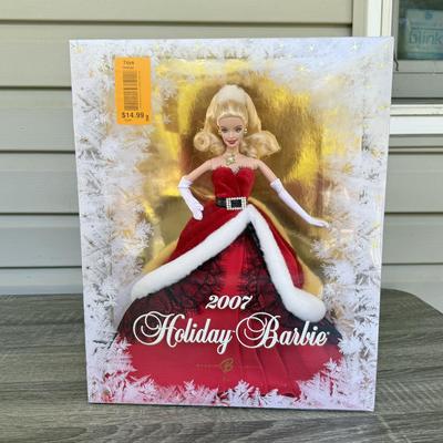 LOT 54P: NRFB Mattel Barbie Collector Holdiay Dolls: 2007 (K7958), 2009 (L9643) & 2009 (N6656)