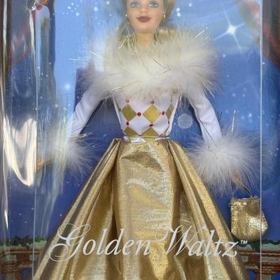 LOT 55P: NRFB Mattel Barbie Dolls: Special Edition 1998 Golden Waltz Barbie (22976) & Ltd Edition Ballroom Beauties Collection: 1995...