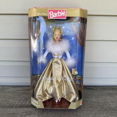 LOT 55P: NRFB Mattel Barbie Dolls: Special Edition 1998 Golden Waltz Barbie (22976) & Ltd Edition Ballroom Beauties Collection: 1995...