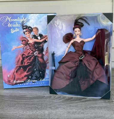 LOT 55P: NRFB Mattel Barbie Dolls: Special Edition 1998 Golden Waltz Barbie (22976) & Ltd Edition Ballroom Beauties Collection: 1995...