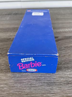 LOT 56P: NRFB Mattel Barbies: 1992 Special Edition Kraft Treasures, 1997 Special Edition Valentine (17649), 2003 Nickelodeon SpongeBob...
