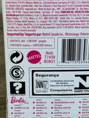 LOT 56P: NRFB Mattel Barbies: 1992 Special Edition Kraft Treasures, 1997 Special Edition Valentine (17649), 2003 Nickelodeon SpongeBob...