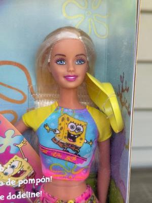 LOT 56P: NRFB Mattel Barbies: 1992 Special Edition Kraft Treasures, 1997 Special Edition Valentine (17649), 2003 Nickelodeon SpongeBob...