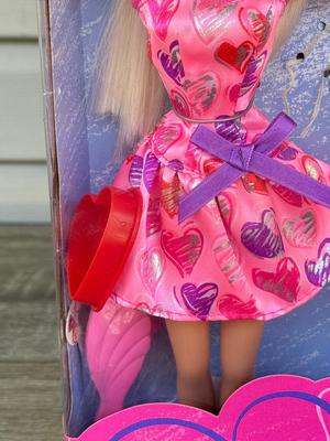 LOT 56P: NRFB Mattel Barbies: 1992 Special Edition Kraft Treasures, 1997 Special Edition Valentine (17649), 2003 Nickelodeon SpongeBob...