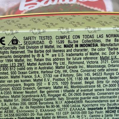 LOT 57H: NRFB Mattel Barbie Collector Edition Dolls of the World: 1997 Polish Barbie (18560), 1999 Swedish Barbie (24672) & 2002...