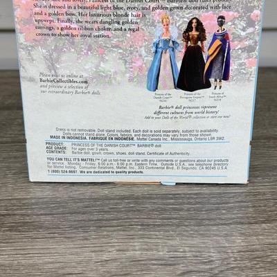 LOT 57H: NRFB Mattel Barbie Collector Edition Dolls of the World: 1997 Polish Barbie (18560), 1999 Swedish Barbie (24672) & 2002...