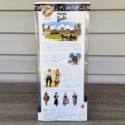 LOT 57H: NRFB Mattel Barbie Collector Edition Dolls of the World: 1997 Polish Barbie (18560), 1999 Swedish Barbie (24672) & 2002...