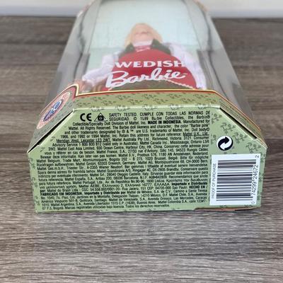 LOT 57H: NRFB Mattel Barbie Collector Edition Dolls of the World: 1997 Polish Barbie (18560), 1999 Swedish Barbie (24672) & 2002...