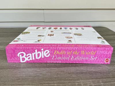 LOT 58H: NRFB Mattel Barbie Dolls of the World: 2001 Collector Edition Princess of Ireland (53367) & 1994 Ltd Edition Giftset w/...