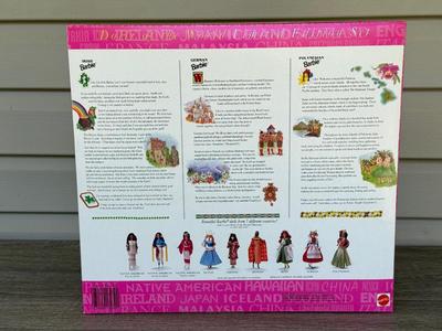 LOT 58H: NRFB Mattel Barbie Dolls of the World: 2001 Collector Edition Princess of Ireland (53367) & 1994 Ltd Edition Giftset w/...