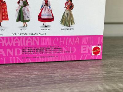 LOT 58H: NRFB Mattel Barbie Dolls of the World: 2001 Collector Edition Princess of Ireland (53367) & 1994 Ltd Edition Giftset w/...