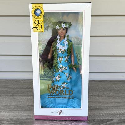 LOT 59H: NRFB Mattel 2004-05 Barbie Collector Pink Label 25th Anniversary Princess Dolls of the World: Renaissance (G5860), Holland...