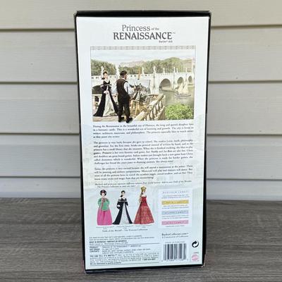 LOT 59H: NRFB Mattel 2004-05 Barbie Collector Pink Label 25th Anniversary Princess Dolls of the World: Renaissance (G5860), Holland...