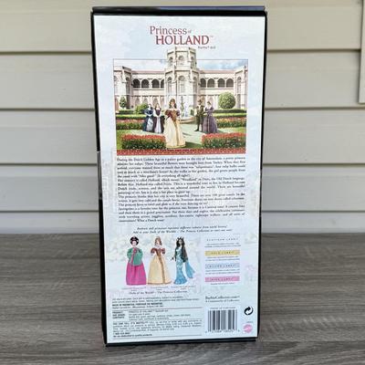 LOT 59H: NRFB Mattel 2004-05 Barbie Collector Pink Label 25th Anniversary Princess Dolls of the World: Renaissance (G5860), Holland...