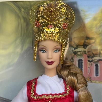 LOT 61H: NRFB 2004 Mattel 25th Anniversary Barbie Collector Pink Label Princess Dolls of the World: Renaissance (G5860), Korean Court...