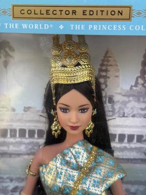 LOT 62H: NRFB 2003 Mattel Barbie Collector Edition Princess Dolls of the World: Ancient Greece (B3461), Cambodia (B3460) & Vikings...
