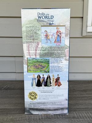 LOT 62H: NRFB 2003 Mattel Barbie Collector Edition Princess Dolls of the World: Ancient Greece (B3461), Cambodia (B3460) & Vikings...