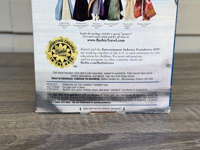 LOT 62H: NRFB 2003 Mattel Barbie Collector Edition Princess Dolls of the World: Ancient Greece (B3461), Cambodia (B3460) & Vikings...