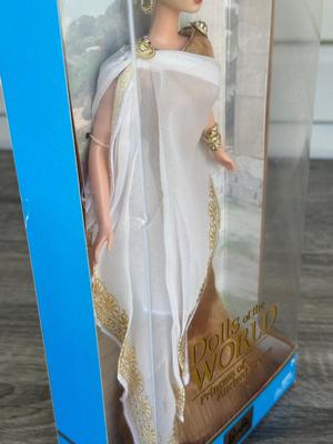 LOT 62H: NRFB 2003 Mattel Barbie Collector Edition Princess Dolls of the World: Ancient Greece (B3461), Cambodia (B3460) & Vikings...