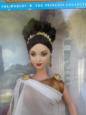 LOT 62H: NRFB 2003 Mattel Barbie Collector Edition Princess Dolls of the World: Ancient Greece (B3461), Cambodia (B3460) & Vikings...