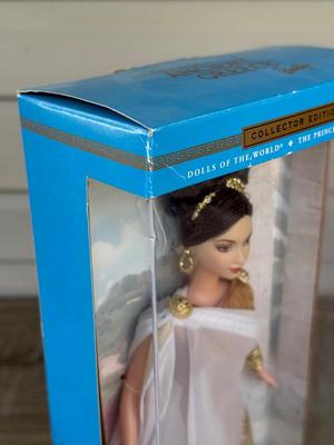 LOT 62H: NRFB 2003 Mattel Barbie Collector Edition Princess Dolls of the World: Ancient Greece (B3461), Cambodia (B3460) & Vikings...