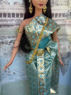 LOT 62H: NRFB 2003 Mattel Barbie Collector Edition Princess Dolls of the World: Ancient Greece (B3461), Cambodia (B3460) & Vikings...