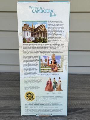LOT 62H: NRFB 2003 Mattel Barbie Collector Edition Princess Dolls of the World: Ancient Greece (B3461), Cambodia (B3460) & Vikings...