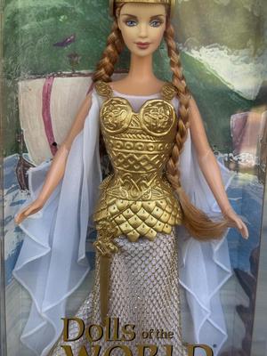 LOT 62H: NRFB 2003 Mattel Barbie Collector Edition Princess Dolls of the World: Ancient Greece (B3461), Cambodia (B3460) & Vikings...