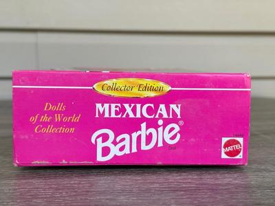 LOT 63H: NRFB 1995-96 Mattel Collector Edition Barbie Dolls of the World: Ghanian Barbie (15303), Puerto Rican Barbie (16754) &...