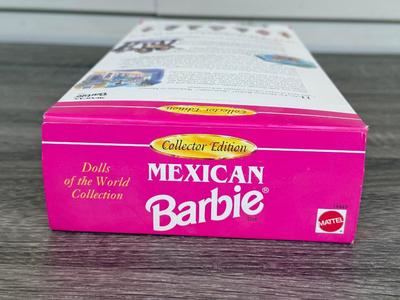 LOT 63H: NRFB 1995-96 Mattel Collector Edition Barbie Dolls of the World: Ghanian Barbie (15303), Puerto Rican Barbie (16754) &...