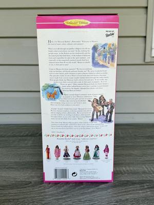 LOT 63H: NRFB 1995-96 Mattel Collector Edition Barbie Dolls of the World: Ghanian Barbie (15303), Puerto Rican Barbie (16754) &...