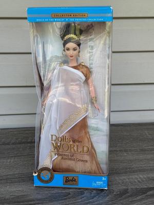 LOT 64H: NRFB Mattel Collector Edition Barbie Princess Dolls of the World: 2001 China (53368), 2002 South Africa (56218), 2003 England...