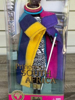 LOT 64H: NRFB Mattel Collector Edition Barbie Princess Dolls of the World: 2001 China (53368), 2002 South Africa (56218), 2003 England...