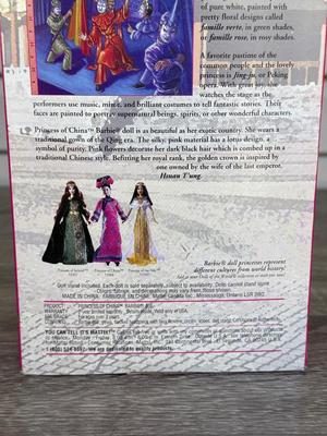 LOT 64H: NRFB Mattel Collector Edition Barbie Princess Dolls of the World: 2001 China (53368), 2002 South Africa (56218), 2003 England...