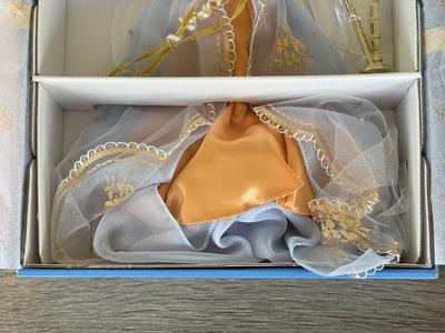 LOT 65H: NRFB Mattel Collector Edition Barbie Angels of Music Collection Dolls: 1997 Harpist Angel (18894) & 1998 Heartstring Angel...