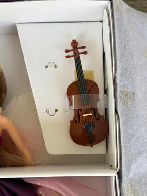 LOT 65H: NRFB Mattel Collector Edition Barbie Angels of Music Collection Dolls: 1997 Harpist Angel (18894) & 1998 Heartstring Angel...