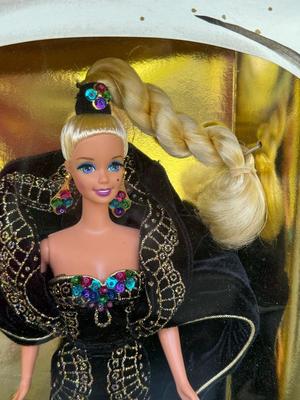 LOT 66H: NRFB Mattel Collector Edition Barbie Classique Collection Dolls: #4 1995 Midnight Gala Barbie by Abbe Littleton (12999) & #6...