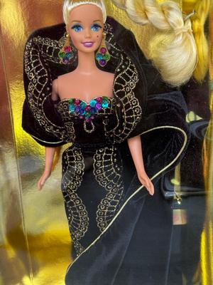 LOT 66H: NRFB Mattel Collector Edition Barbie Classique Collection Dolls: #4 1995 Midnight Gala Barbie by Abbe Littleton (12999) & #6...