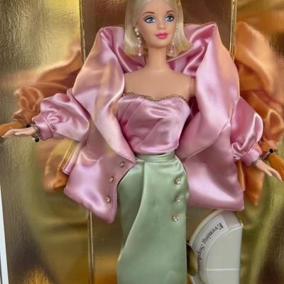 LOT 67H: NRFB Mattel Collector Edition Barbie Classique Collection Dolls: #5 1996 Starlight Dance Barbie by Cynthia Young (15461) &...
