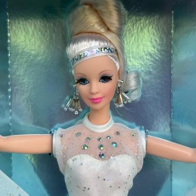 LOT 67H: NRFB Mattel Collector Edition Barbie Classique Collection Dolls: #5 1996 Starlight Dance Barbie by Cynthia Young (15461) &...