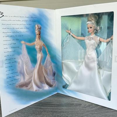 LOT 67H: NRFB Mattel Collector Edition Barbie Classique Collection Dolls: #5 1996 Starlight Dance Barbie by Cynthia Young (15461) &...