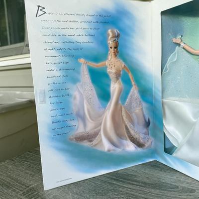 LOT 67H: NRFB Mattel Collector Edition Barbie Classique Collection Dolls: #5 1996 Starlight Dance Barbie by Cynthia Young (15461) &...