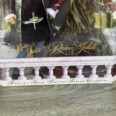 LOT 68H: NRFB Mattel Barbie & Ken Dolls: #1 Together Forever Collection 1997 Barbie & Ken as Romeo & Juliet (19364) & #1...