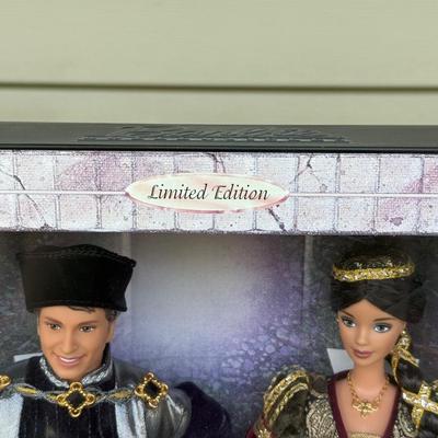 LOT 68H: NRFB Mattel Barbie & Ken Dolls: #1 Together Forever Collection 1997 Barbie & Ken as Romeo & Juliet (19364) & #1...