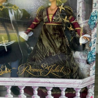LOT 68H: NRFB Mattel Barbie & Ken Dolls: #1 Together Forever Collection 1997 Barbie & Ken as Romeo & Juliet (19364) & #1...