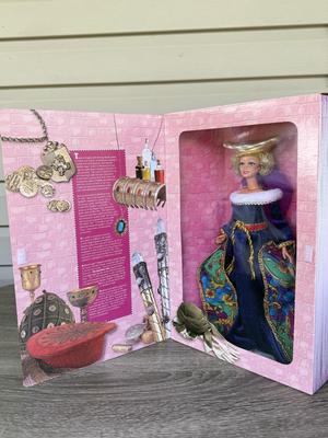 LOT 69H: NRFB Mattel Collector Edition Barbie Great Eras Collection Dolls: 1994 Medieval Lady (12791), 1995 Victorian Lady (14900) &...